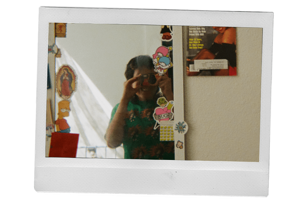 Trust Youth Initiative Program Participant self-portrait in their room